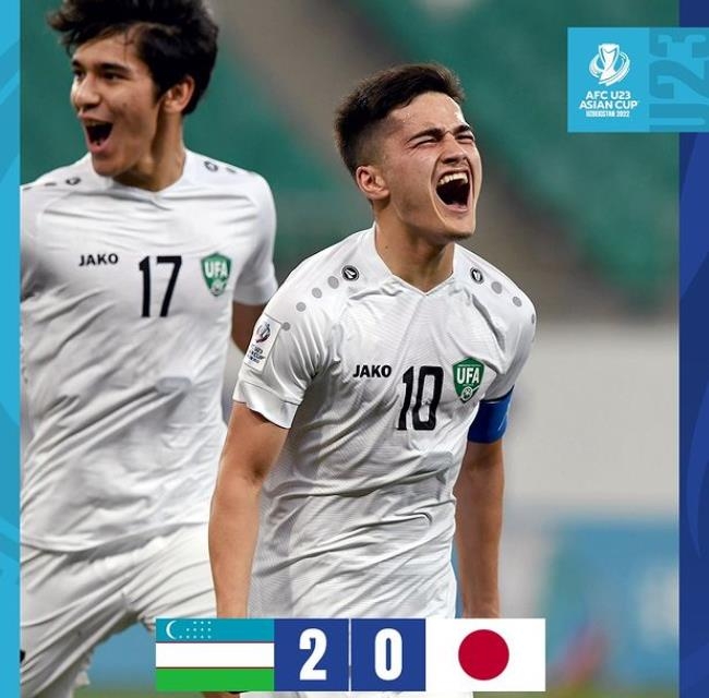 2022 아시아축구연맹(AFC) 23세 이하(U-23) 아시안컵 결승에 오른 우즈베키스탄