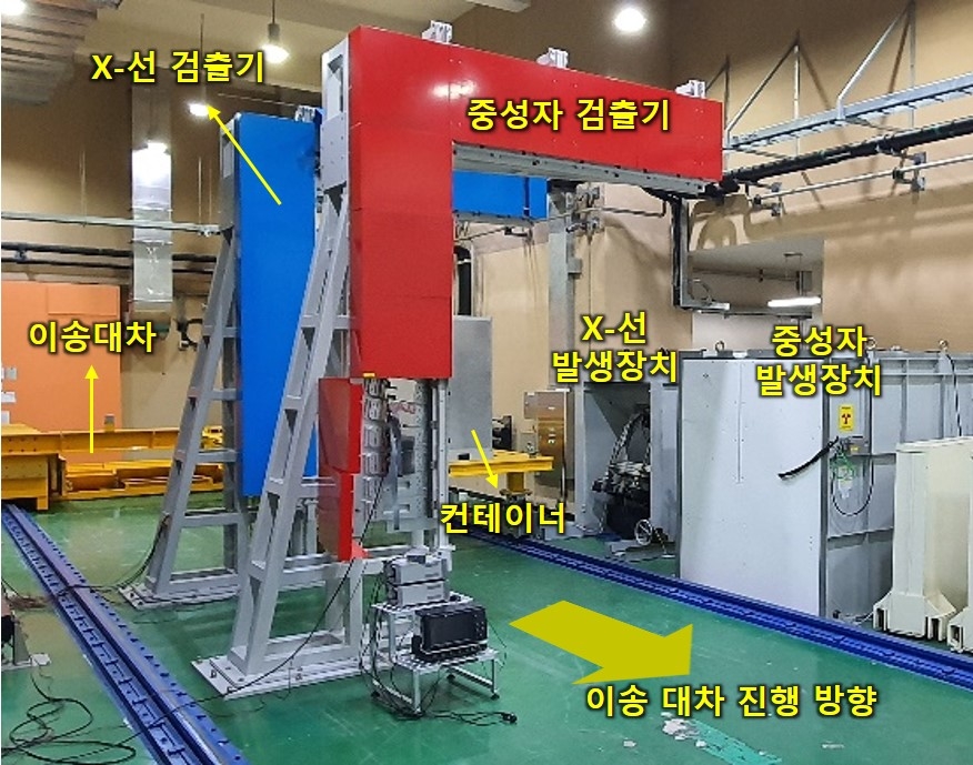 항공 화물용 복합방사선 보안검색기 