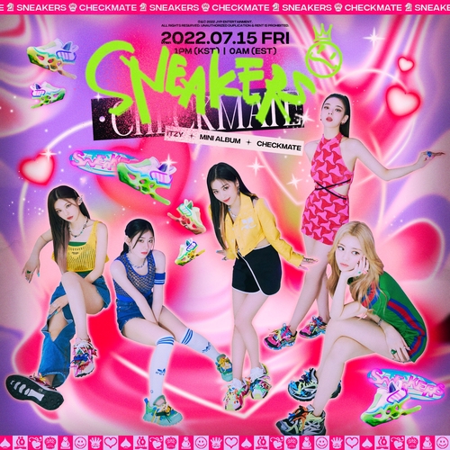 그룹 있지(ITZY) 신곡 '스니커즈'(SNEAKERS) 포스터