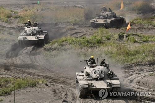 '중국군 침공 대비' 연례 합동군사훈련 벌이는 대만군