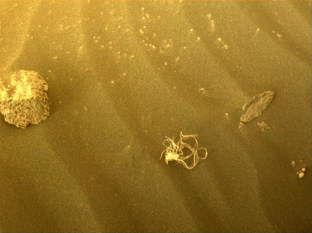 NASA 화성탐사 로버 '퍼서비어런스' 카메라에 포착된 화성 표면의 '스파게티' [NASA/JPL-Caltech 제공. 재판매 및 DB 금지] 