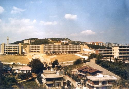1970년대 한국과학원 시절 홍릉 캠퍼스 전경