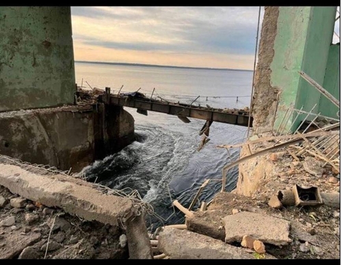 러 공격 받은 우크라이나 수력 시설 