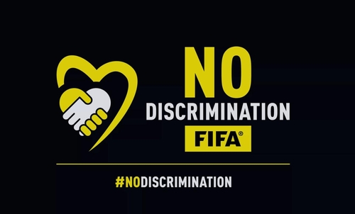 FIFA가 홈페이지에 올린 '차별 반대' 성명