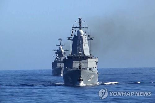 中·러 해군 태평양 해역 합동 순찰