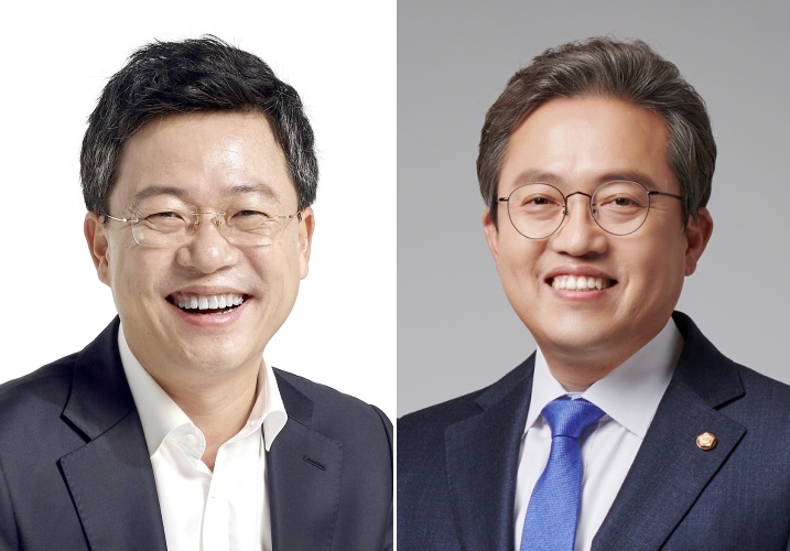 박정하(왼쪽)·송기헌(오른쪽) 국회의원