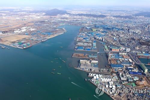 인천 북항 전경