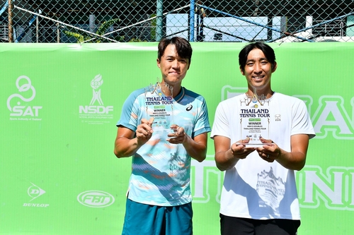 송민규·남지성, 방콕오픈 챌린저 테니스 남자 복식 우승