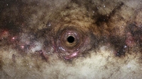 태양 질량 300억배 넘는 '괴물' 블랙홀 중력렌즈 효과로 포착