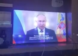 푸틴이 계엄령 선포 연설?…크렘린 "가짜 해킹 방송"