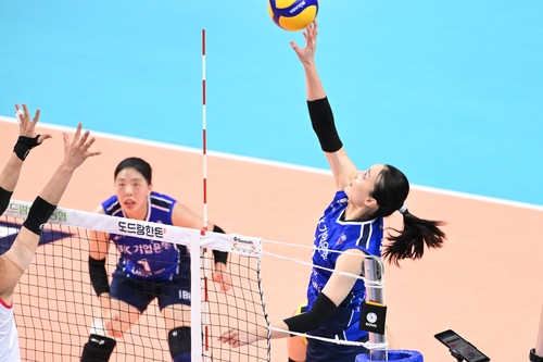 쌍포 앞세운 IBK기업은행, 프로배구컵대회 2연속 셧아웃 승리