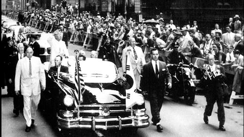 '건국전쟁'에 담긴 이승만 전 대통령의 1954년 미국 뉴욕 카퍼레이드 장면