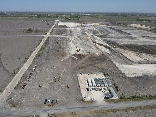삼성전자, 미국 텍사스주 테일러 파운드리 공장 건설 현장