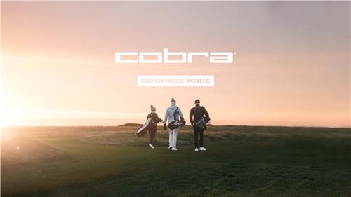코브라 골프의 새 브랜드 캠페인.