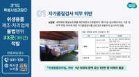 경기도, '위생 불량' 위생용품 제조·처리업체 33곳 적발