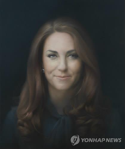 2012년 케이트 미들턴 왕세자빈의 공식 초상화