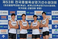 남자 계주 400ｍ 대표팀, 10년 만에 한국 신기록…38초68(종합)