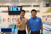 핀수영 김태우, 짝핀 400ｍ 한국신기록 달성