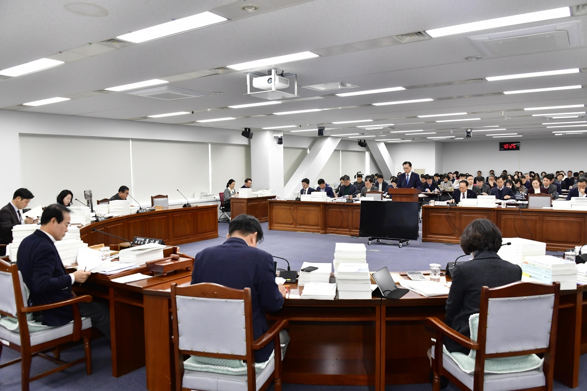 광주시의회 예산결산특별위원회 심의