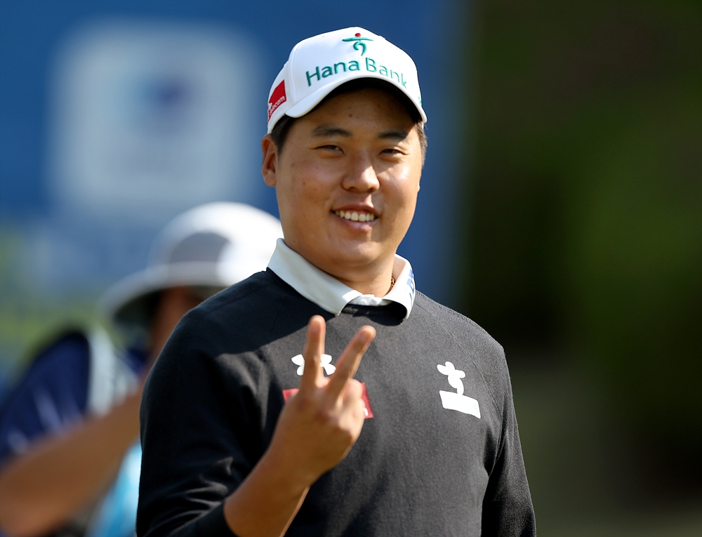 발달 장애 프로 골퍼 이승민, 우리금융 챔피언십 2R 4위 '선전'