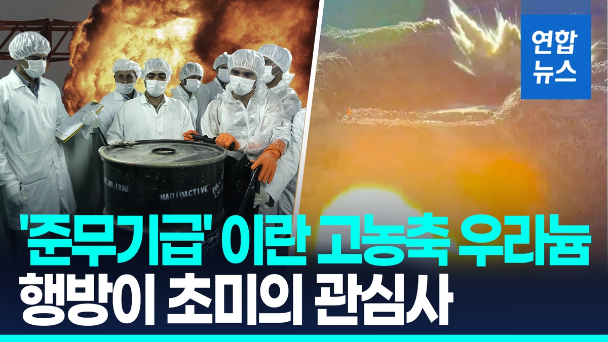 [영상] 트럼프 아니라는 데도…IAEA "이란, 몇 달…