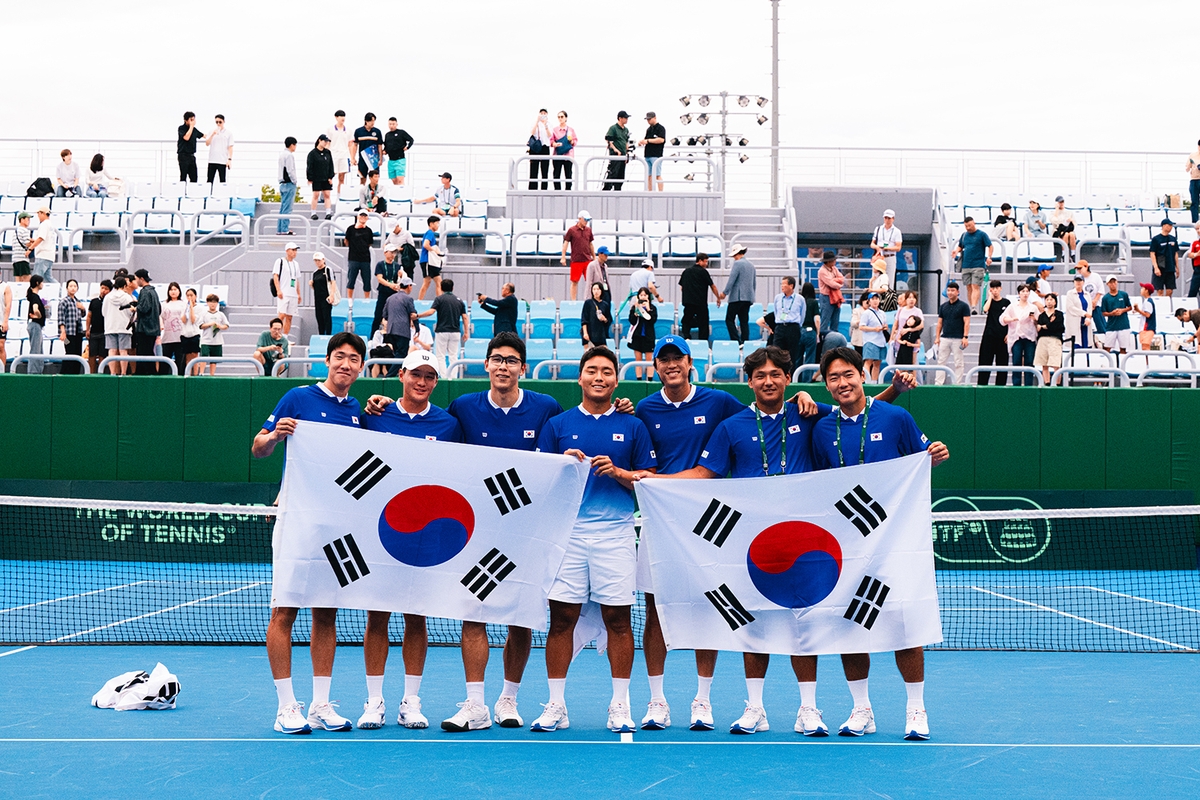 한국, 데이비스컵 테니스서 카자흐스탄 제압…정현 대역전극(종합)