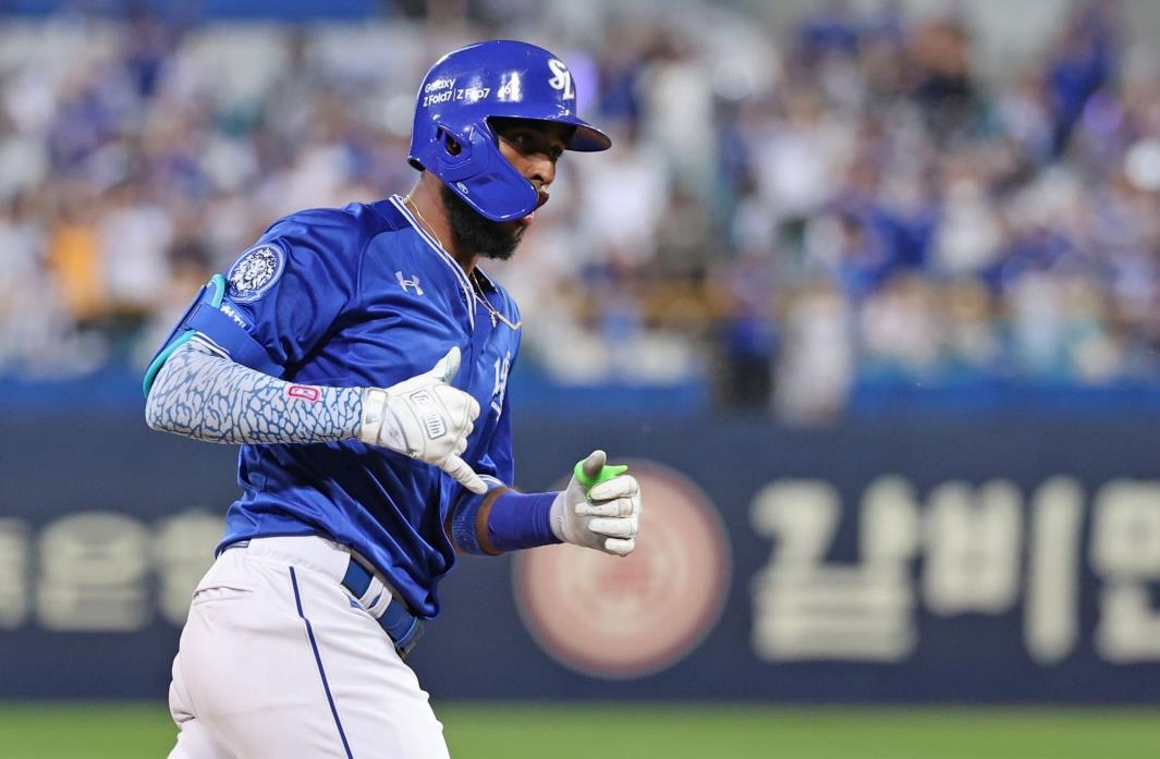 삼성 디아즈, 프로야구 한 시즌 최다 타점 타이…박병호와 동률