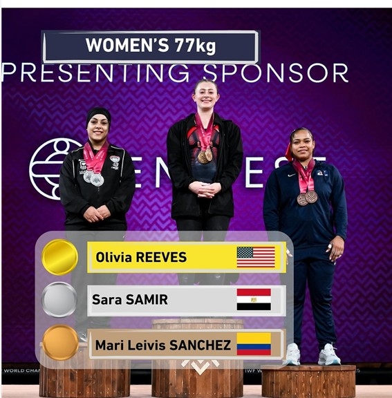 2025 세계역도선수권 여자 77㎏ 메달리스트