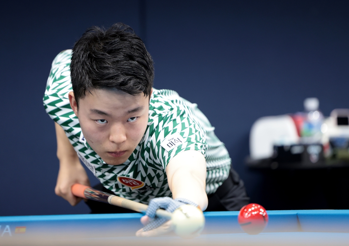 프로당구 '신성' 김영원, 전재형 꺾고 64강행…애버리지 2.368
