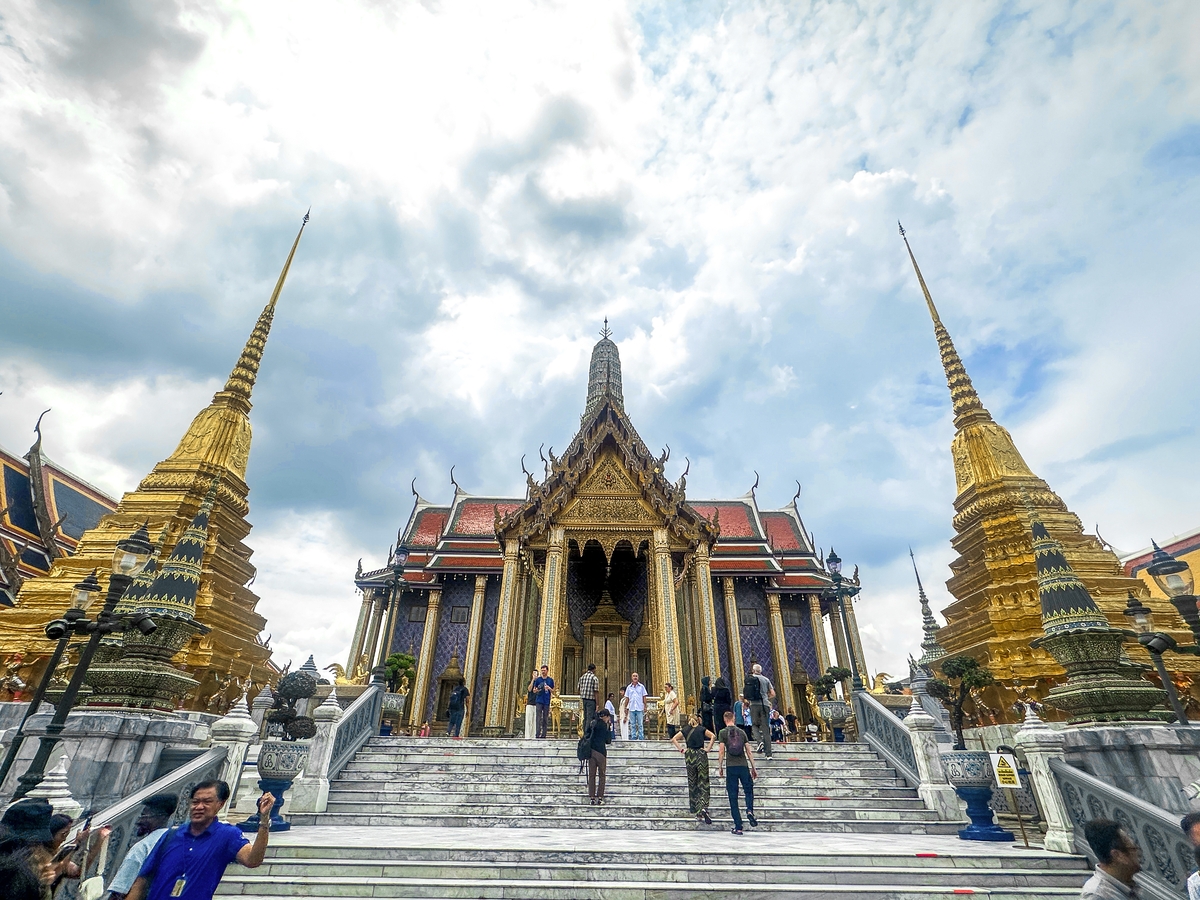 태국 왕궁 '더 그랜드 팰리스' 안에 있는 '쁘라삿텝비돈' [사진/권혁창 기자]