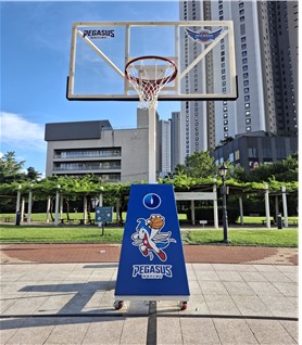프로농구 한국가스공사, 대구 지역 노후 농구대 7대 교체