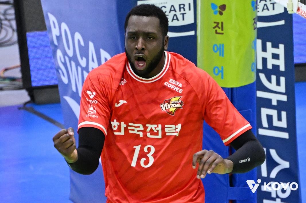 한국전력의 외국인 거포 베논