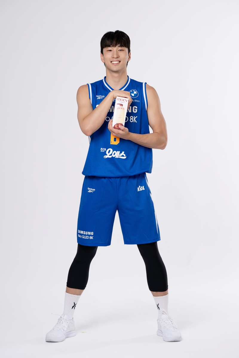 프로농구 삼성, 헤어케어 브랜드 모에브와 스폰서십