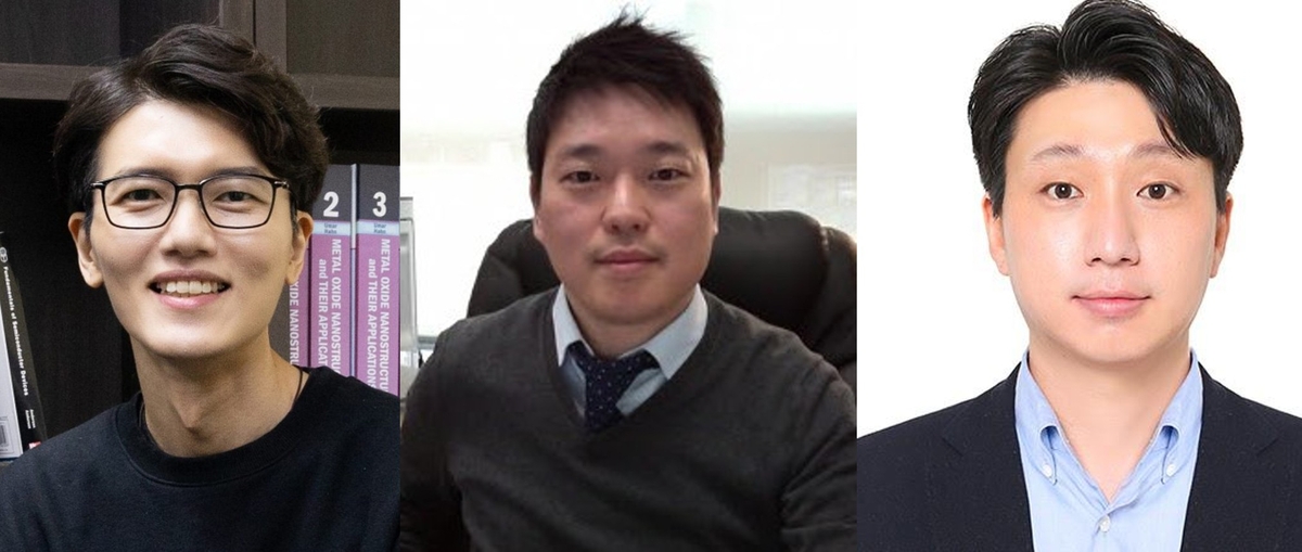 왼쪽부터 조승호·이석빈·김정환 교수 ⓒ UNIST 제공