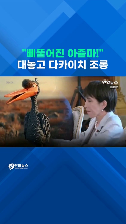  "삐뚤어진 아줌마"…중국대놓고 일본 총리 조롱