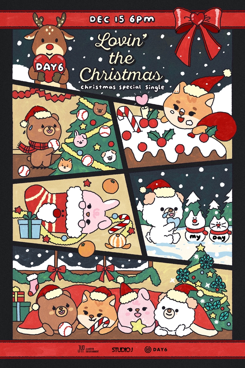 '10주년' 데이식스, 15일 첫 크리스마스 시즌송 발표