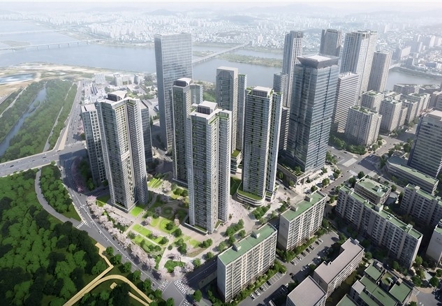 여의도 광장아파트 재건축 조감도