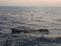 Tres barcos no tripulados norcoreanos se encuentran a la deriva en aguas surcoreanas el fin de semana pasado