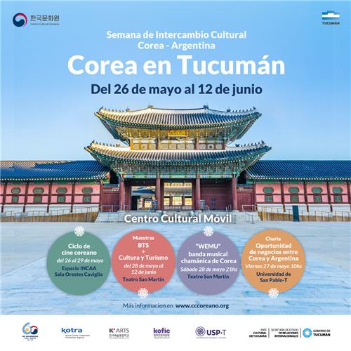 El Centro Cultural Coreano en Argentina celebrará un evento cultural en la provincia de Tucumán