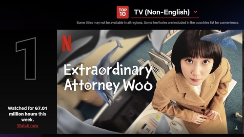 'Extraordinary Attorney Woo' vuelve a encabezar la lista de series de habla no inglesa de Netflix