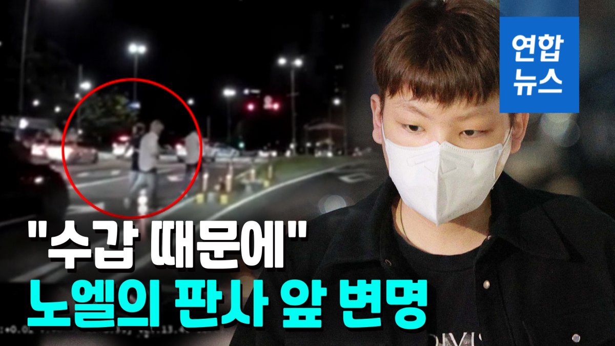  "비키라고 XX야" 경찰과 몸싸움…'장용준 영상' 법정 공개
