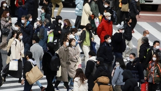 일본, 일일 확진 8만명 처음 넘어 사상 최다