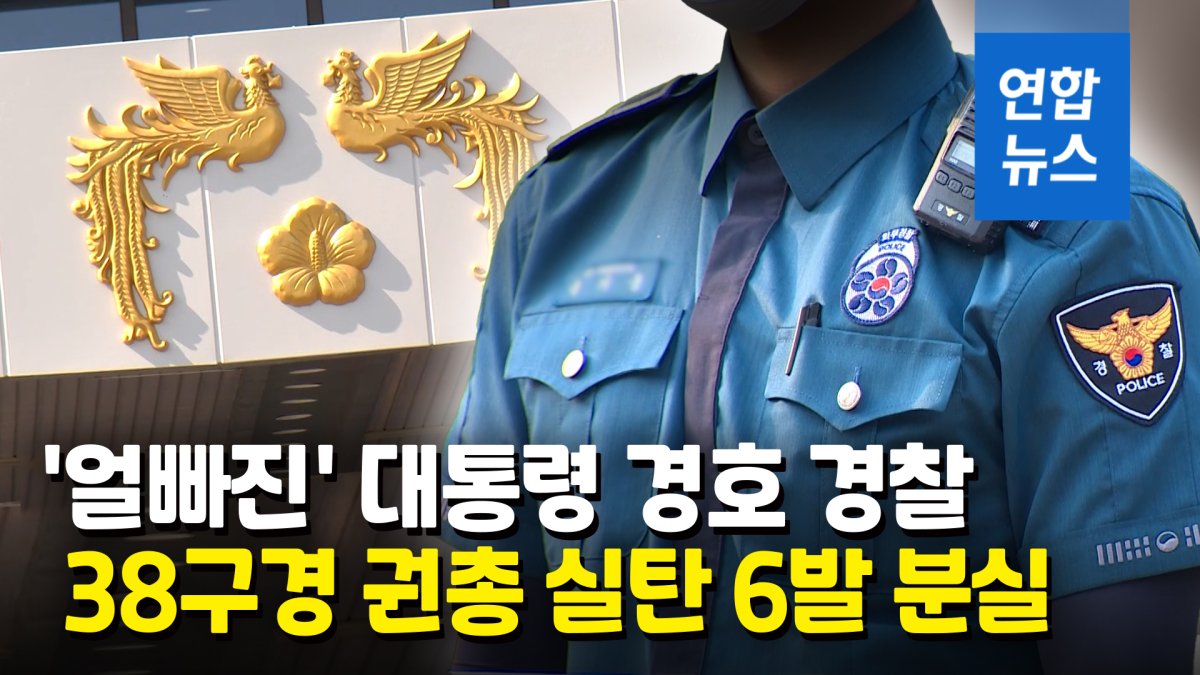 [영상] '대통령실 경비' 경찰 권총 실탄 6발 분실…10일째 못 찾아