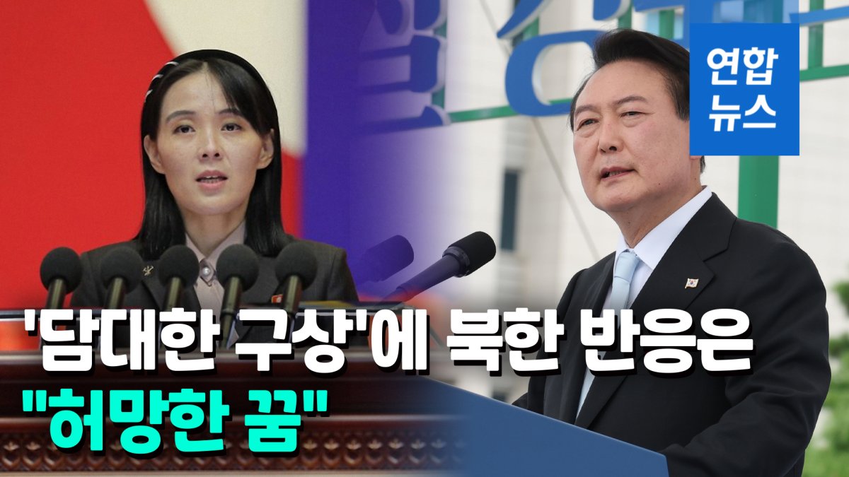 [영상] 북한, '尹 담대한 구상' 거부…"절대 상대 안 해"