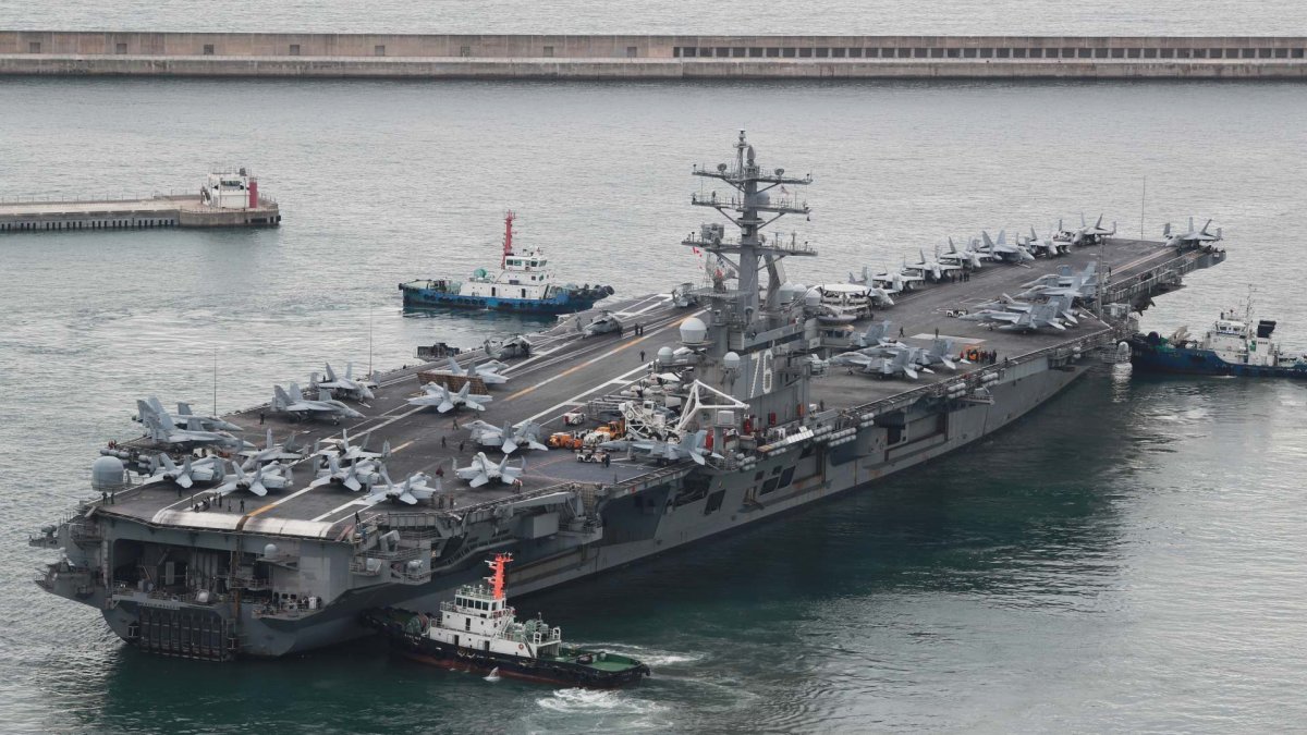 L'USS Ronald Reagan retournera en mer de l'Est après le tir d'IRBM du Nord