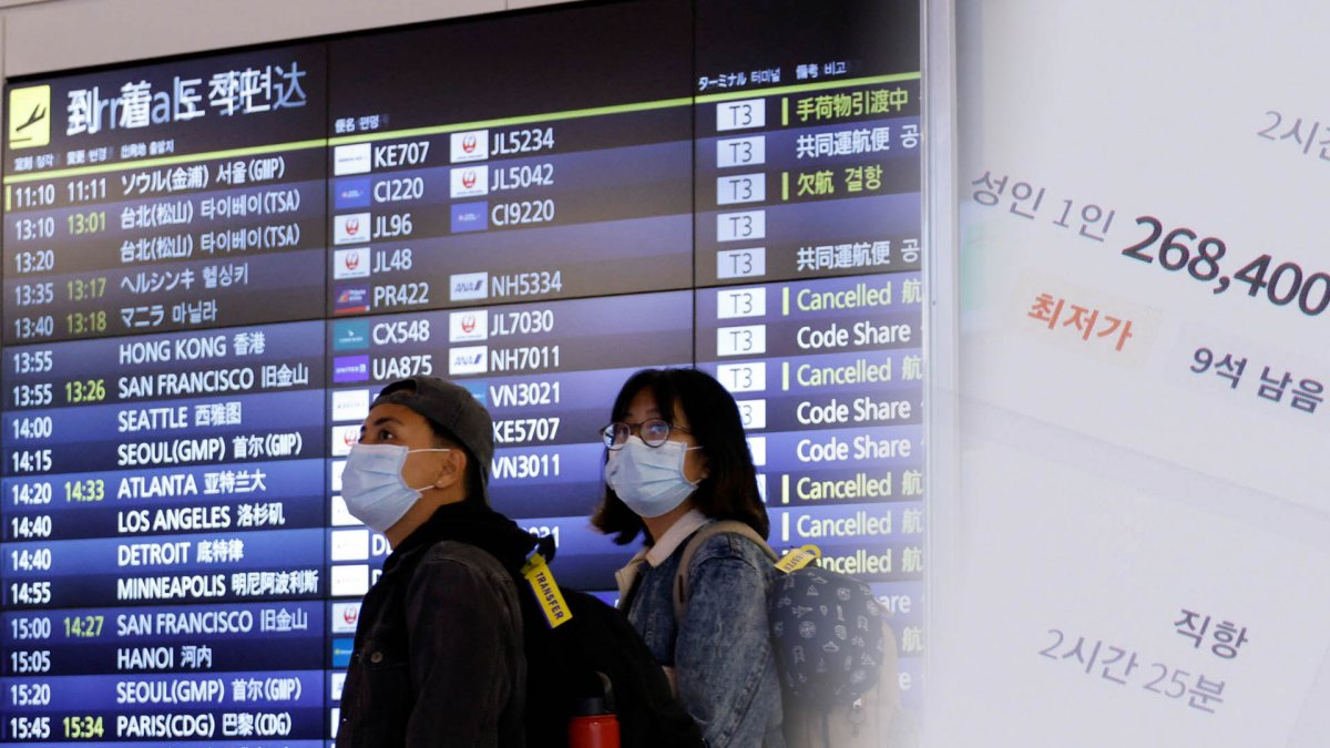 Más de 5.000 surcoreanos viajan a Japón tras el levantamiento de las restricciones contra el coronavirus