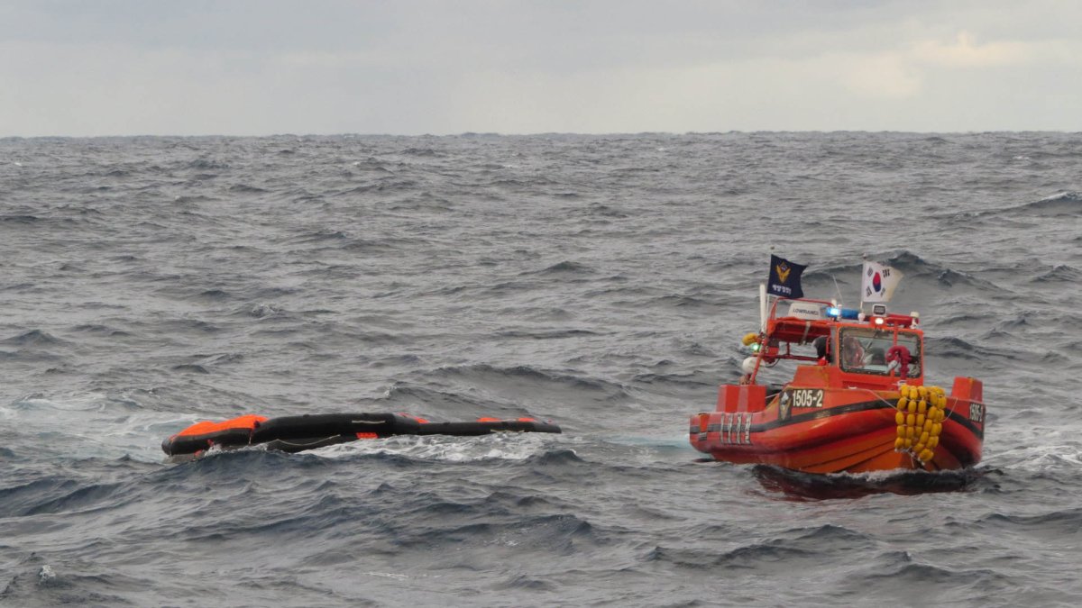 공해상서 홍콩 화물선 침몰…14명 구조·8명 실종