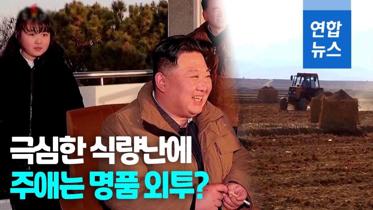 [영상] 북 식량난에도 김주애는 240만원 명품 외투?…"제재 무용 암시"