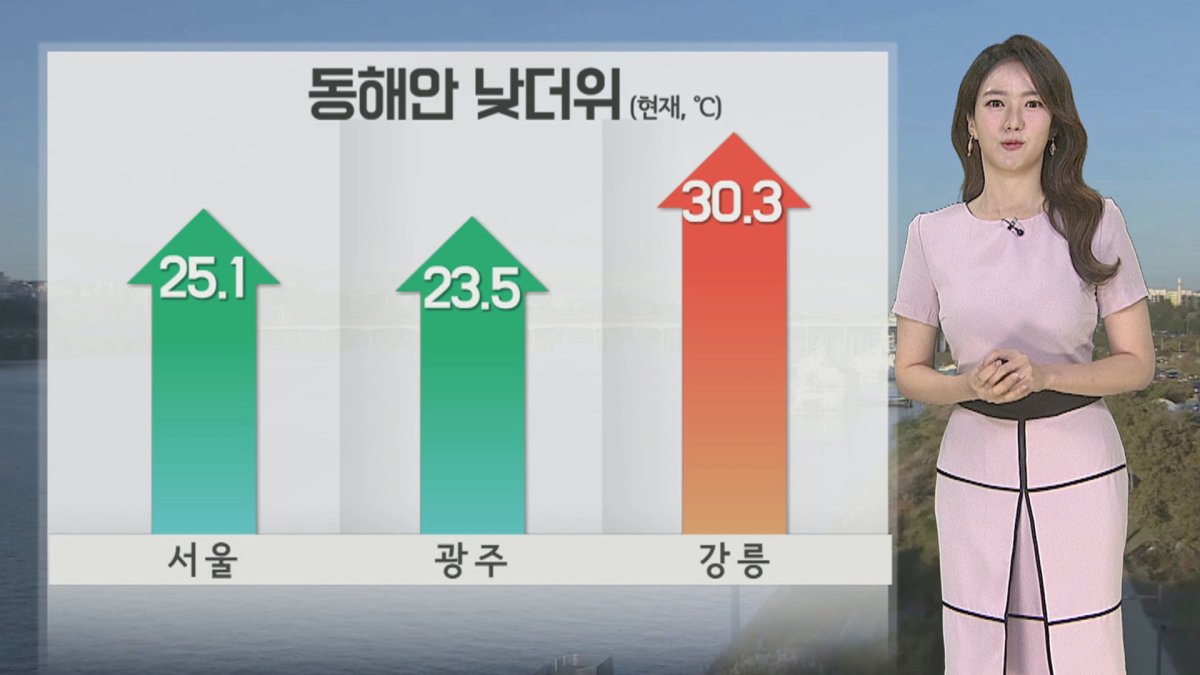 날씨] 동해안 중심 낮더위…내일 현충일 대체로 맑아 | 연합뉴스