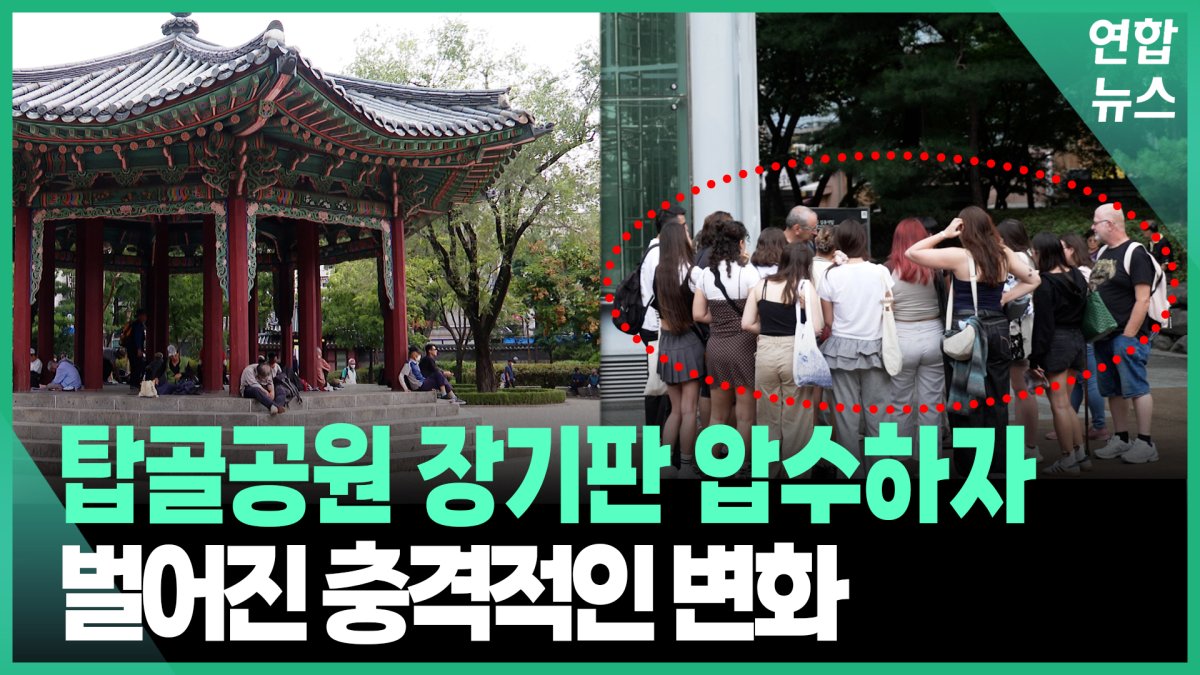 [영상] 탑골공원 '장기판 압수'…그 후 벌어진 충격적인 변화